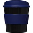 Kubek z serii Americano® Primo o pojemności 250 ml z uchwytem czarny, niebieski (21001002)