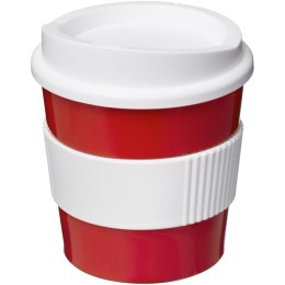 Kubek z serii Americano® Primo o pojemności 250 ml z uchwytem czerwony, biały (21001017)