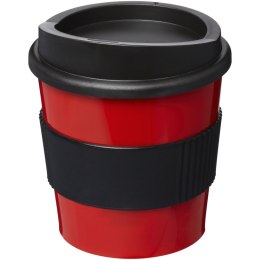 Kubek z serii Americano® Primo o pojemności 250 ml z uchwytem czerwony, czarny (21001016)