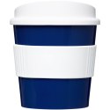 Kubek z serii Americano® Primo o pojemności 250 ml z uchwytem niebieski, biały (21001015)