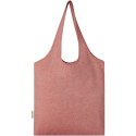 Pheebs modna torba na zakupy o pojemności 7 l z bawełny z recyklingu o gramaturze 150 g/m² czerwony melanż (12064191)