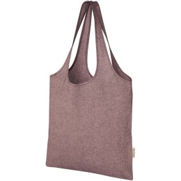 Pheebs modna torba na zakupy o pojemności 7 l z bawełny z recyklingu o gramaturze 150 g/m² kasztanowy melanż (12064120)