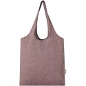 Pheebs modna torba na zakupy o pojemności 7 l z bawełny z recyklingu o gramaturze 150 g/m² kasztanowy melanż (12064120)