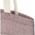 Pheebs torba na zakupy o pojemności 9 l z bawełny z recyklingu o gramaturze 150 g/m² i z przednią kieszenią kasztanowy melanż (1