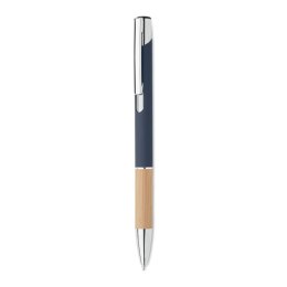 Aluminiowy długopis przycisk granatowy (MO2159-04)