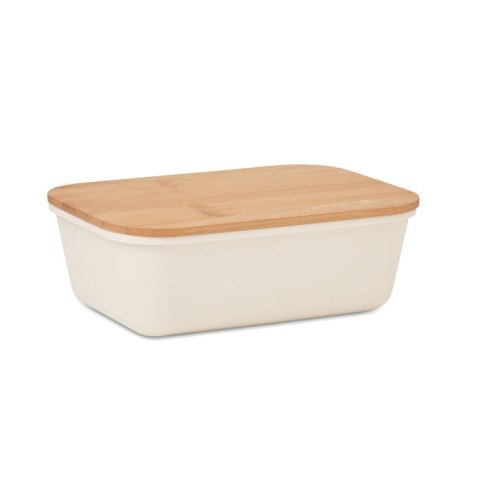 Lunchbox z bambusową pokrywką beżowy (MO6240-13)