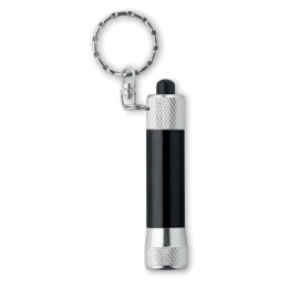 Aluminiowy brelok latarka czarny (MO8622-03)