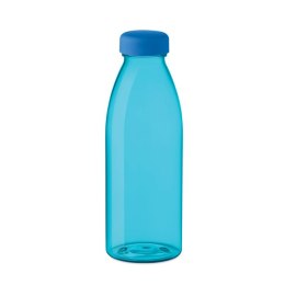 Butelka RPET 500ml przezroczysty niebieski (MO6555-23)