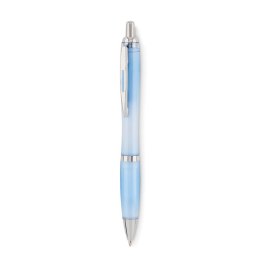 Długopis z RPET przezroczysty błękitny (MO6409-52)