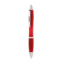 Długopis z RPET przezroczysty czerwony (MO6409-25)