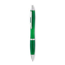 Długopis z RPET przezroczysty zielony (MO6409-24)