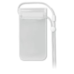 Wodoodporne etui na smartfon przezroczysty biały (MO8782-26)