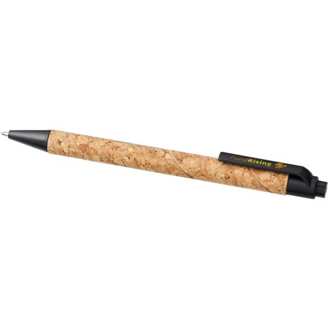 Długopis Midar z korka i słomy pszennej piasek pustyni, czarny (10738500) Długopis Midar z korka i słomy pszennej piasek pustyni, czarny (10738500)