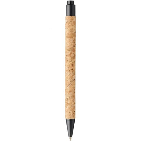 Długopis Midar z korka i słomy pszennej piasek pustyni, czarny (10738500) Długopis Midar z korka i słomy pszennej piasek pustyni, czarny (10738500)