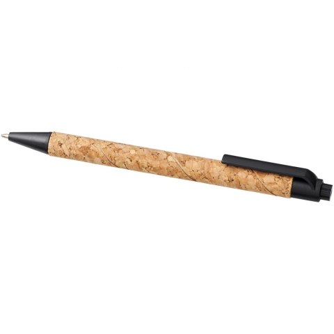 Długopis Midar z korka i słomy pszennej piasek pustyni, czarny (10738500) Długopis Midar z korka i słomy pszennej piasek pustyni, czarny (10738500)