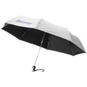 Automatyczny parasol składany 21,5" Alex srebrny, czarny (10901601)