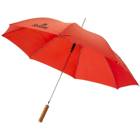 Parasol automatyczny Lisa 23'' z drewnianą rączką czerwony (19547900) Parasol automatyczny Lisa 23'' z drewnianą rączką czerwony (19547900)