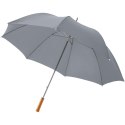 Parasol golfowy Karl 30'' z drewnianą rączką szary (10901812)