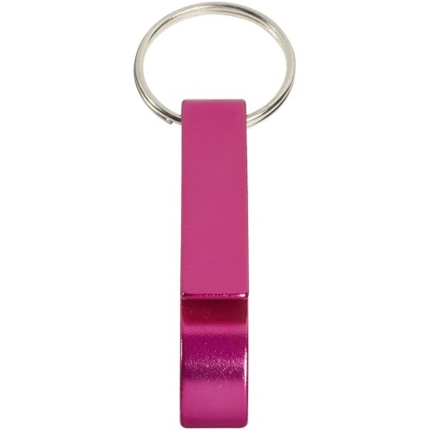 Brelok aluminiowy Tao z otwieraczem do butelek i puszek magenta (11801806) Brelok aluminiowy Tao z otwieraczem do butelek i puszek magenta (11801806)