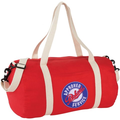 Bawełniana torba sportowa Barrel czerwony (12019502) Bawełniana torba sportowa Barrel czerwony (12019502)