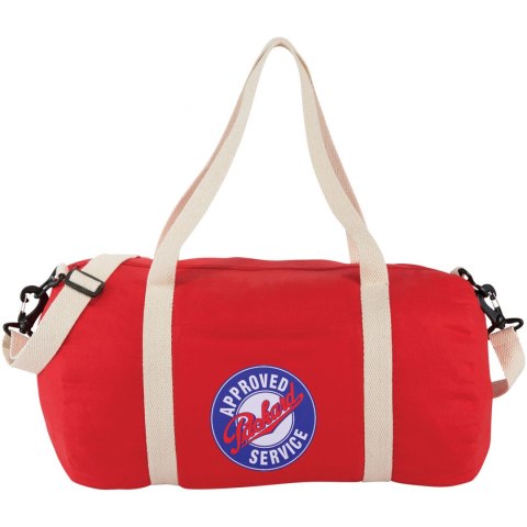 Bawełniana torba sportowa Barrel czerwony (12019502) Bawełniana torba sportowa Barrel czerwony (12019502)