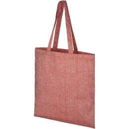 Torba na zakupy Pheebs z bawełny z recyklingu 150 g/m² czerwony melanż (12041003)