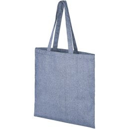 Torba na zakupy Pheebs z bawełny z recyklingu 150 g/m² niebieski melanż (12041002)