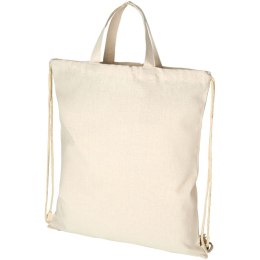Plecak Pheebs z bawełnianym sznurkiem ściągającym z recyklingu o gramaturze 210 g/m² natural (12046000)