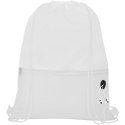 Siateczkowy plecak Oriole ściągany sznurkiem biały (12048703)