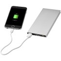 Aluminiowy powerbank Plate 8000 mAh srebrny (12411201)