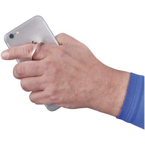 Aluminiowy uchwyt na telefon Cell srebrny (12394500) Aluminiowy uchwyt na telefon Cell srebrny (12394500)