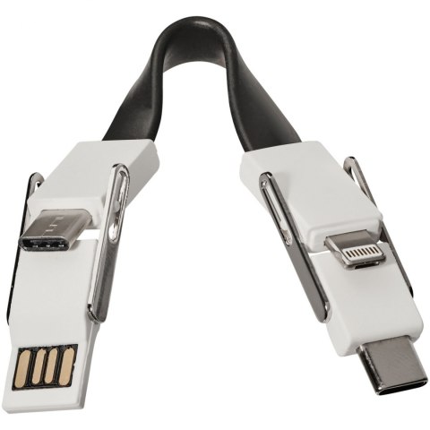 Jeden kabel 4-w-1 One czarny (12412400) Jeden kabel 4-w-1 One czarny (12412400)
