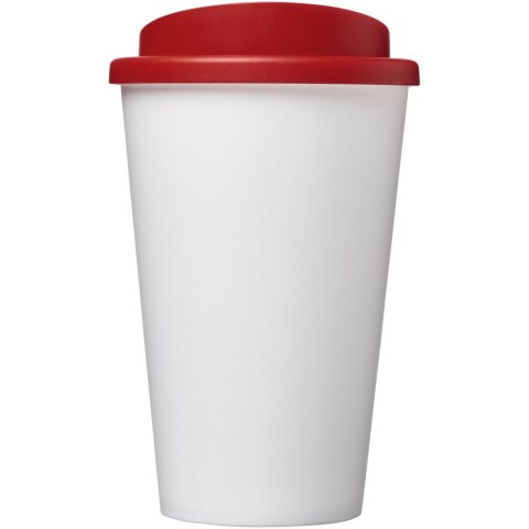 Kubek termiczny z serii Americano® o pojemności 350 ml biały, czerwony (21000110) Kubek termiczny z serii Americano® o pojemności 350 ml biały, czerwony (21000110)