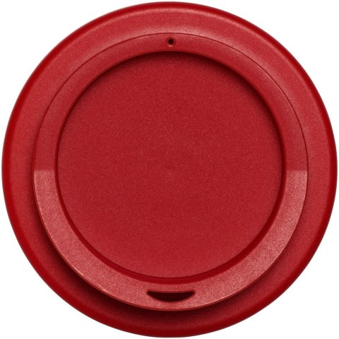 Kubek termiczny z serii Americano® o pojemności 350 ml biały, czerwony (21000110) Kubek termiczny z serii Americano® o pojemności 350 ml biały, czerwony (21000110)