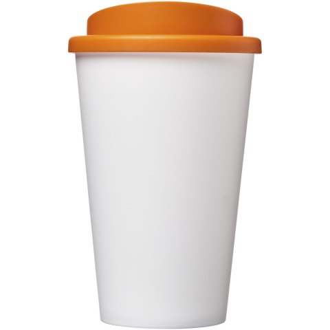 Kubek termiczny z serii Americano® o pojemności 350 ml biały, pomarańczowy (21000112) Kubek termiczny z serii Americano® o pojemności 350 ml biały, pomarańczowy (21000112)