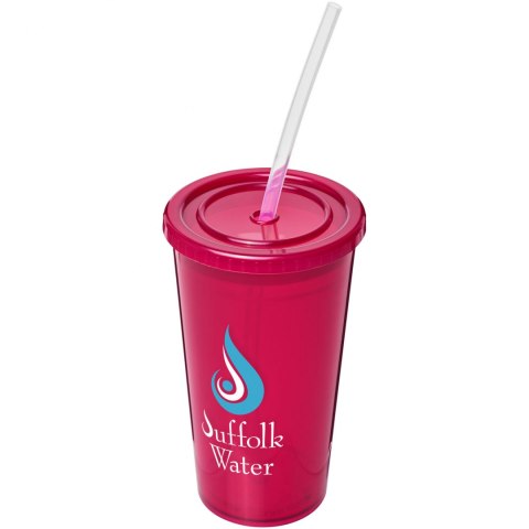 Kubek Stadium z podwójną ścianką o pojemności 350 ml magenta (21003106) Kubek Stadium z podwójną ścianką o pojemności 350 ml magenta (21003106)