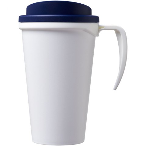 Kubek termiczny z serii Americano® Grande o pojemności 350 ml biały, niebieski (21000402) Kubek termiczny z serii Americano® Grande o pojemności 350 ml biały, niebieski (21000402)