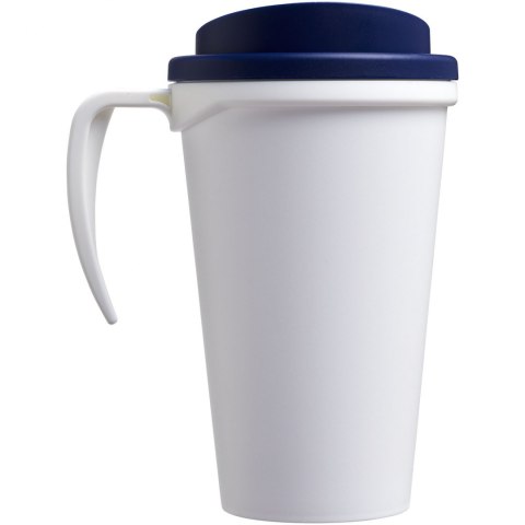 Kubek termiczny z serii Americano® Grande o pojemności 350 ml biały, niebieski (21000402) Kubek termiczny z serii Americano® Grande o pojemności 350 ml biały, niebieski (21000402)