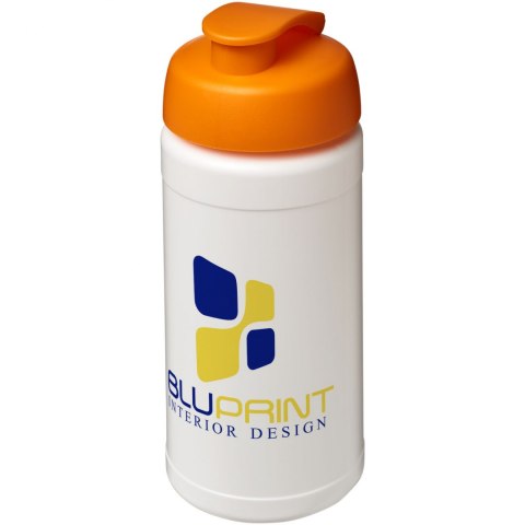 Bidon Baseline® Plus o pojemności 500 ml z wieczkiem zaciskowym biały, pomarańczowy (21006807) Bidon Baseline® Plus o pojemności 500 ml z wieczkiem zaciskowym biały, pomarańczowy (21006807)
