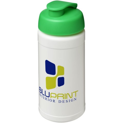 Bidon Baseline® Plus o pojemności 500 ml z wieczkiem zaciskowym biały, zielony (21006806) Bidon Baseline® Plus o pojemności 500 ml z wieczkiem zaciskowym biały, zielony (21006806)