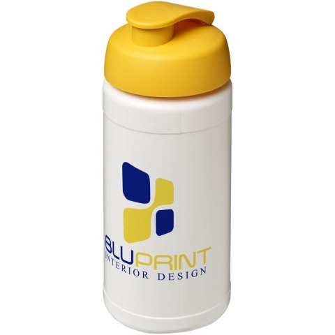 Bidon Baseline® Plus o pojemności 500 ml z wieczkiem zaciskowym biały, żółty (21006810) Bidon Baseline® Plus o pojemności 500 ml z wieczkiem zaciskowym biały, żółty (21006810)