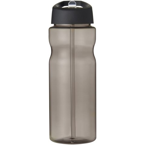 Bidon H2O Base® o pojemności 650 ml z wieczkiem z słomką charcoal, czarny (21004903) Bidon H2O Base® o pojemności 650 ml z wieczkiem z słomką charcoal, czarny (21004903)