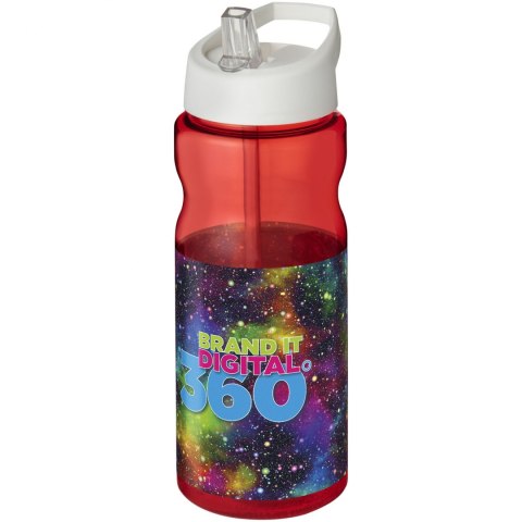 Bidon H2O Base® o pojemności 650 ml z wieczkiem z słomką czerwony, biały (21004912) Bidon H2O Base® o pojemności 650 ml z wieczkiem z słomką czerwony, biały (21004912)