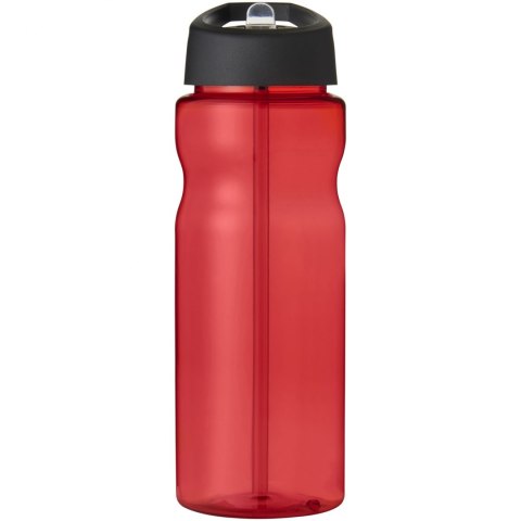 Bidon H2O Base® o pojemności 650 ml z wieczkiem z słomką czerwony, czarny (21004905) Bidon H2O Base® o pojemności 650 ml z wieczkiem z słomką czerwony, czarny (21004905)