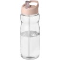 Bidon H2O Base® o pojemności 650 ml z wieczkiem z słomką pale blush pink, przezroczysty (21004967)