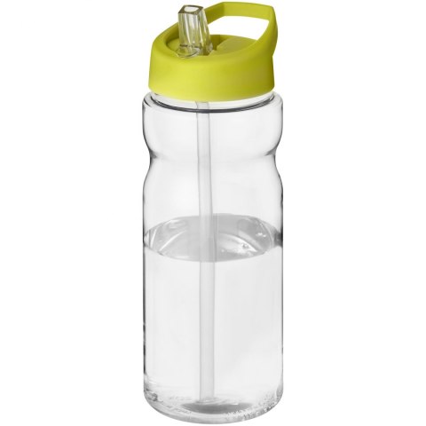 Bidon H2O Base® o pojemności 650 ml z wieczkiem z słomką przezroczysty, limonka (21004918) Bidon H2O Base® o pojemności 650 ml z wieczkiem z słomką przezroczysty, limonka (21004918)