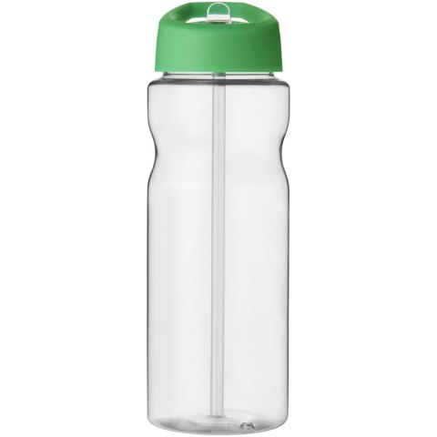 Bidon H2O Base® o pojemności 650 ml z wieczkiem z słomką przezroczysty, zielony (21004917) Bidon H2O Base® o pojemności 650 ml z wieczkiem z słomką przezroczysty, zielony (21004917)