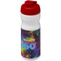 Bidon H2O Base® o pojemności 650 ml z wieczkiem zaciskowym biały, czerwony (21004518)