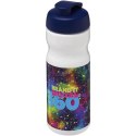 Bidon H2O Base® o pojemności 650 ml z wieczkiem zaciskowym biały, niebieski (21004517)