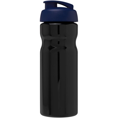 Bidon H2O Base® o pojemności 650 ml z wieczkiem zaciskowym czarny, niebieski (21004513) Bidon H2O Base® o pojemności 650 ml z wieczkiem zaciskowym czarny, niebieski (21004513)
